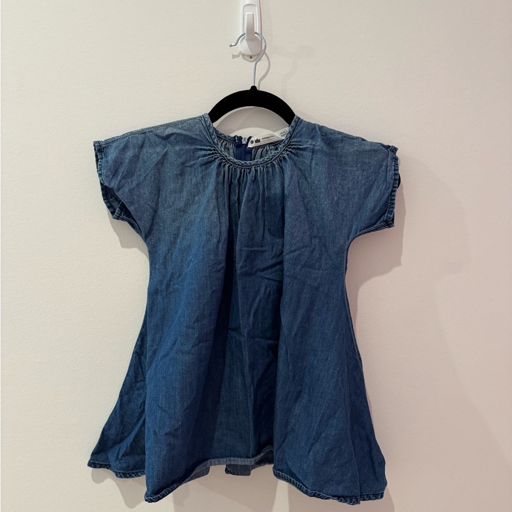 Omamimini Indigo Denim Top